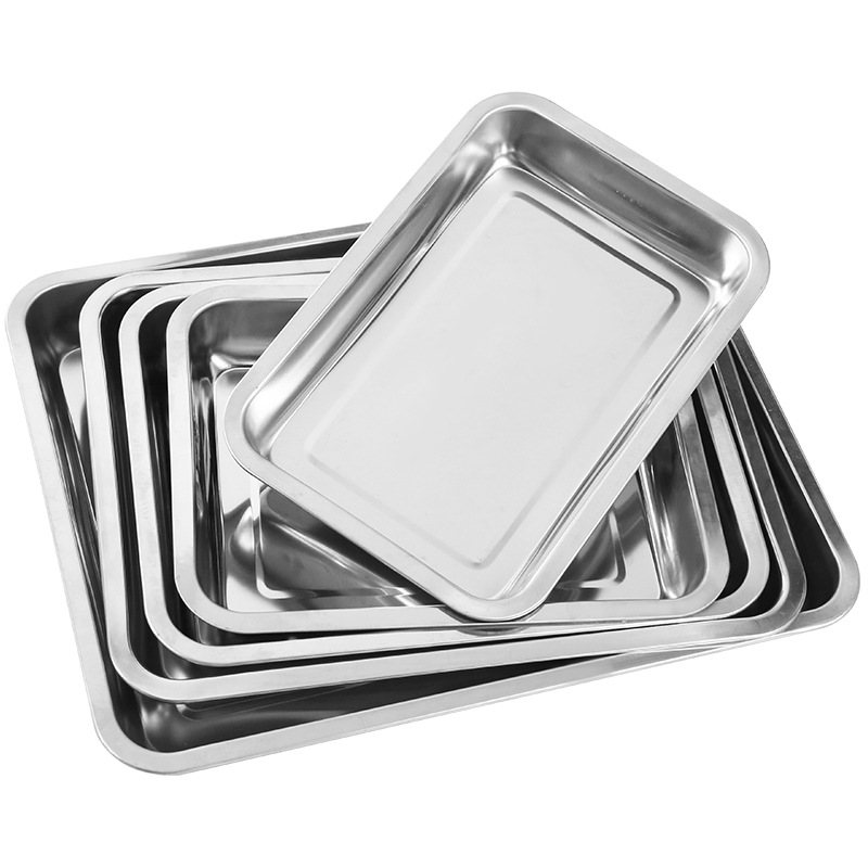 Medical Lab Scientist - Stainless Steel Square Tray Sterilization Tray