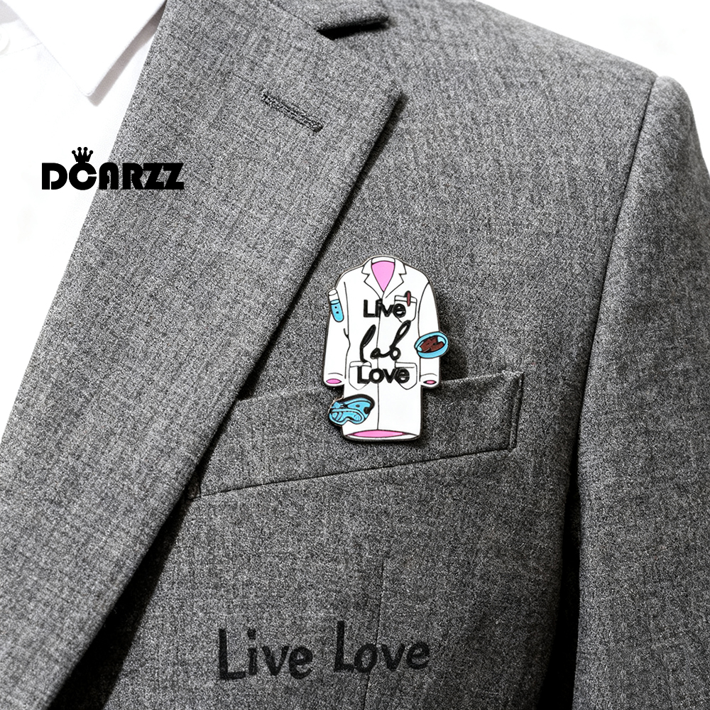 Medical Lab Scientist - DCARZZ White Clothes Lab Enemel Pin