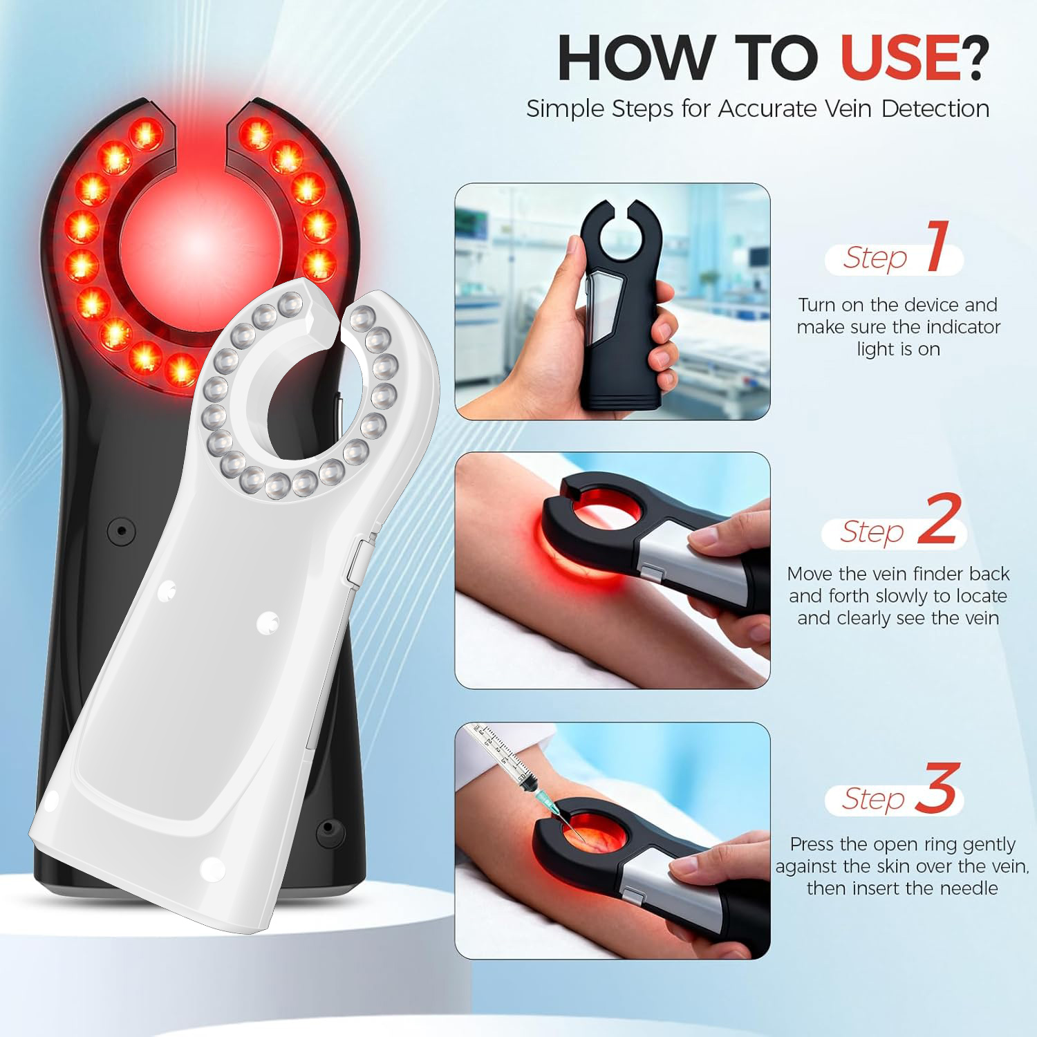 Wireless USB Rechargeable Vein – обзор и цена Medical Laboratory Science