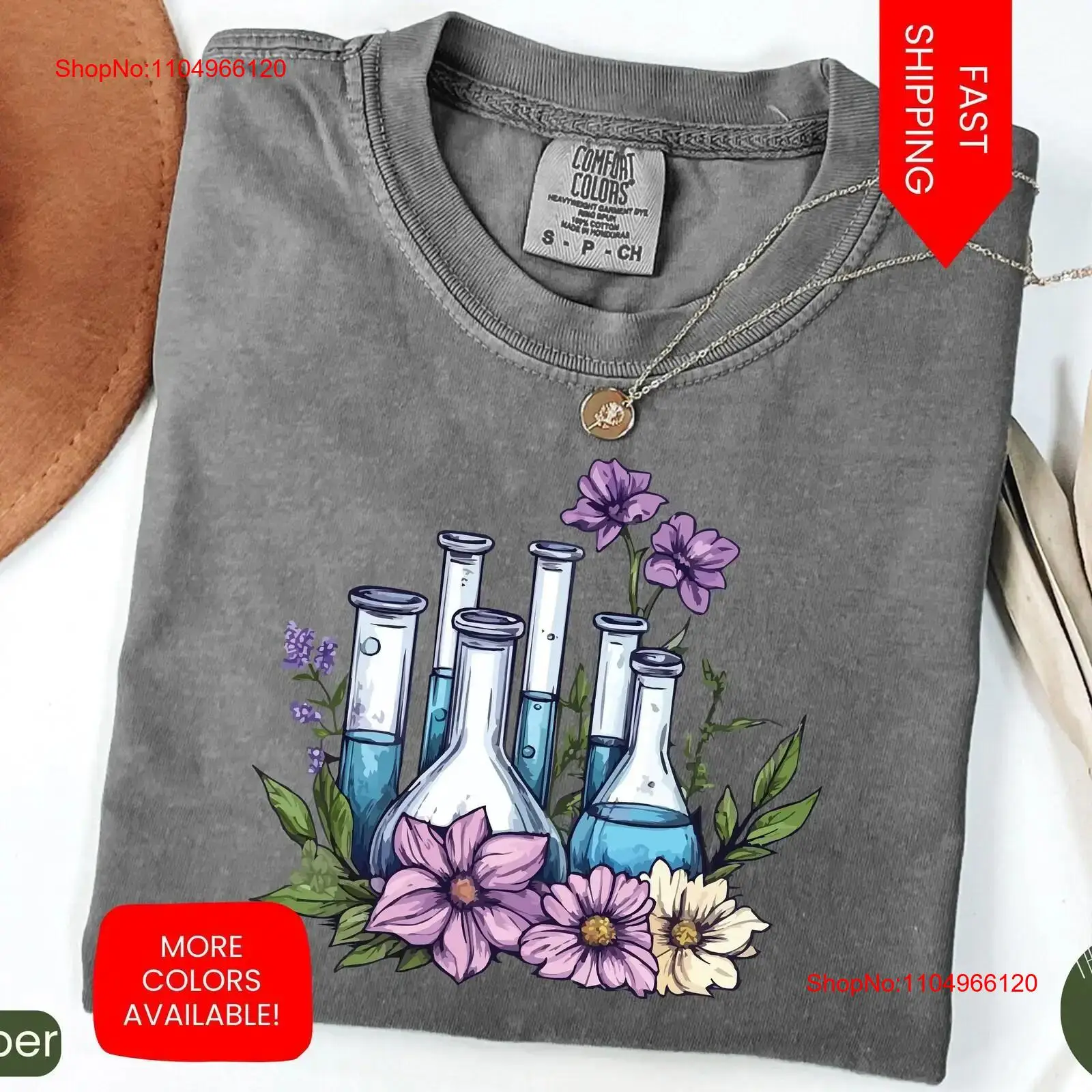 Laboratory T Shirt Floral Beak – обзор и цена Medical Laboratory Technician