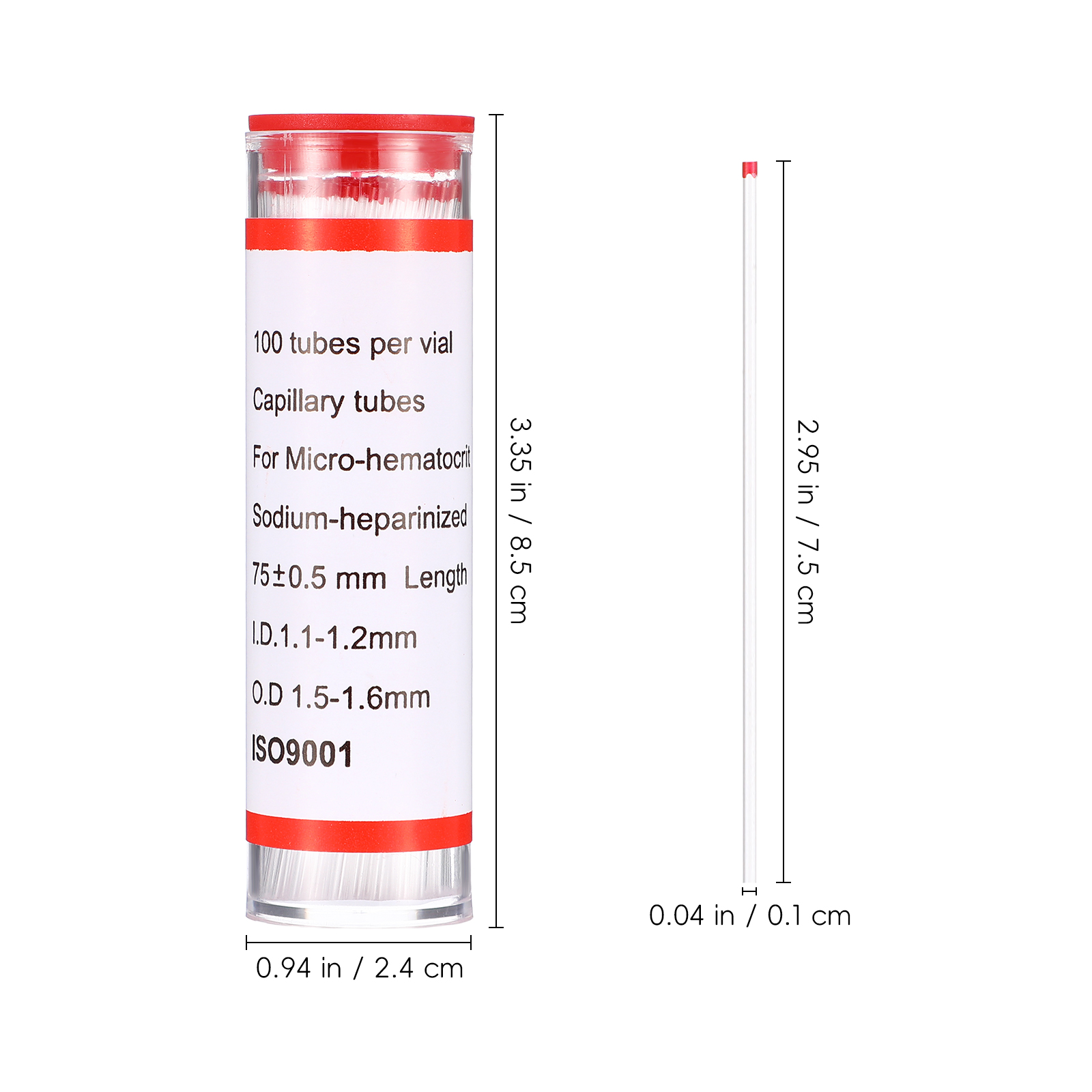 75mm Glass Capillary Tube Hema – обзор и цена Medical Lab And Science