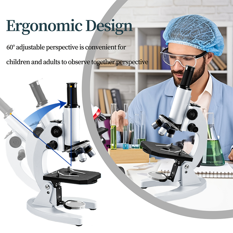 Monocular Optical Microscope 4 – обзор и цена Medical Lab Microscope