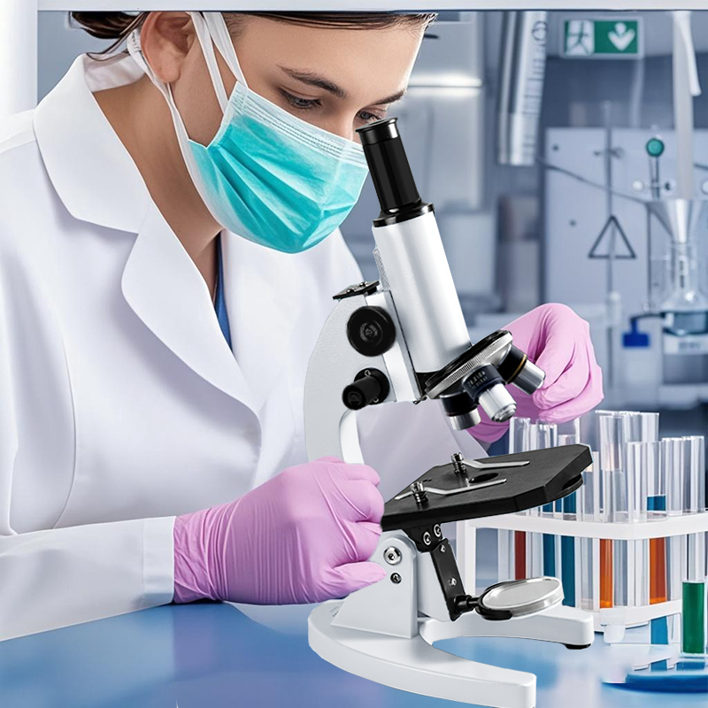Monocular Optical Microscope 4 – обзор и цена Medical Lab Microscope
