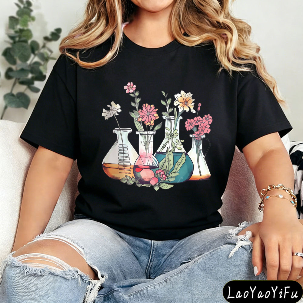 Floral Beakers Chemistry Lab S – обзор и цена Medical Laboratory Technician